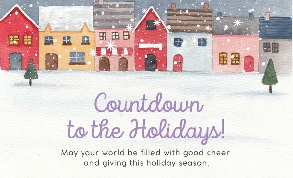 Countdown to the Holidays